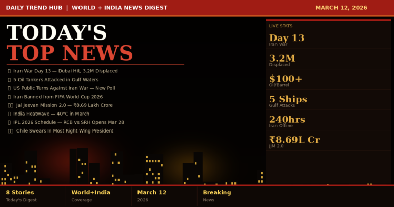 world news today March 12 2026