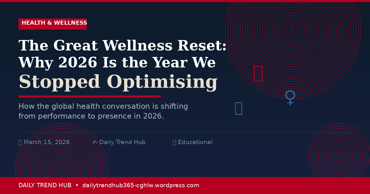 wellness trends 2026