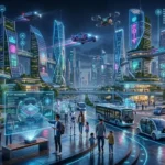Futuristic smart city with advanced AI technology and robots in 2030 || AI Revolution