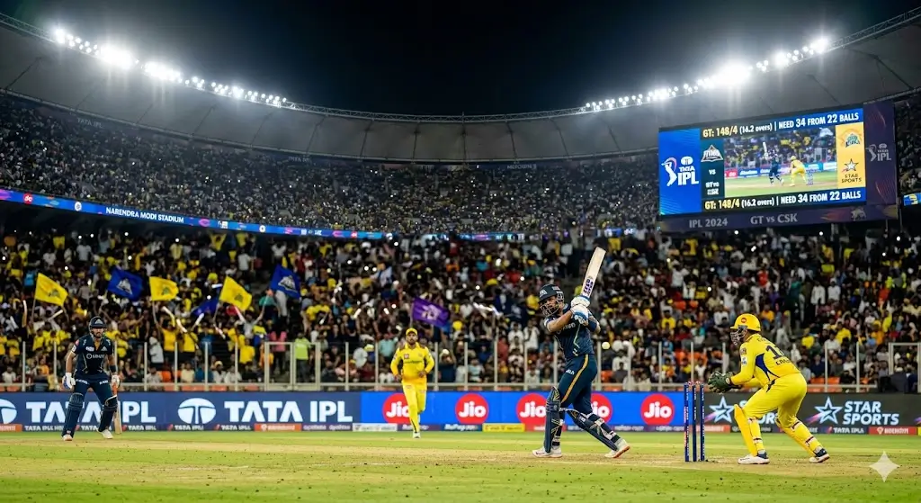 IPL 2026 playoff race and latest cricket match updates trending in India