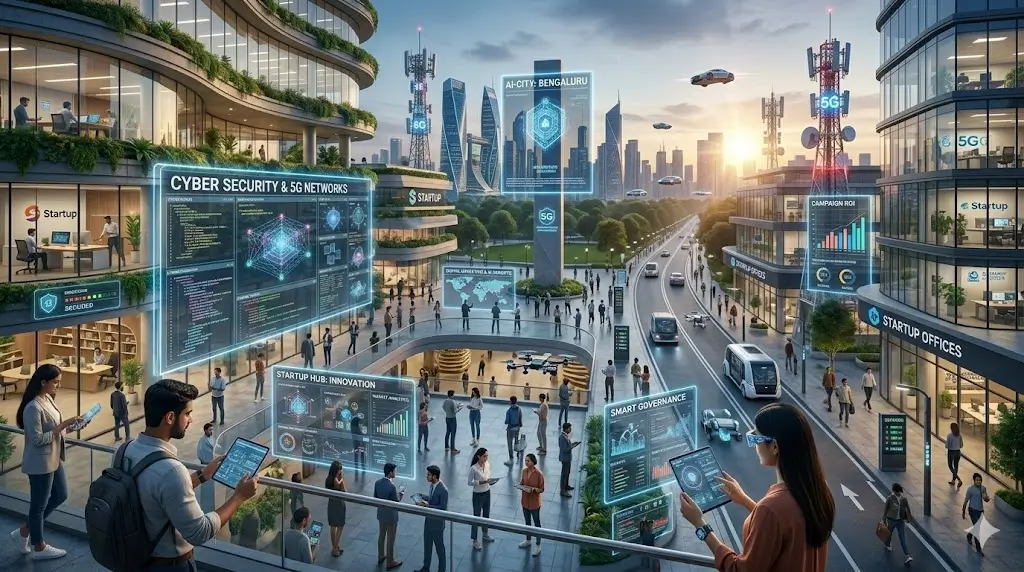 India technology news 2026 showing AI, 5G, startups, and digital innovation India Tech News 2026