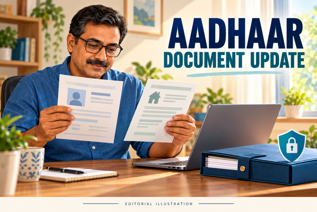 aadhaar document update free deadline Aadhaar Document Update: Free Deadline and Fee Checks