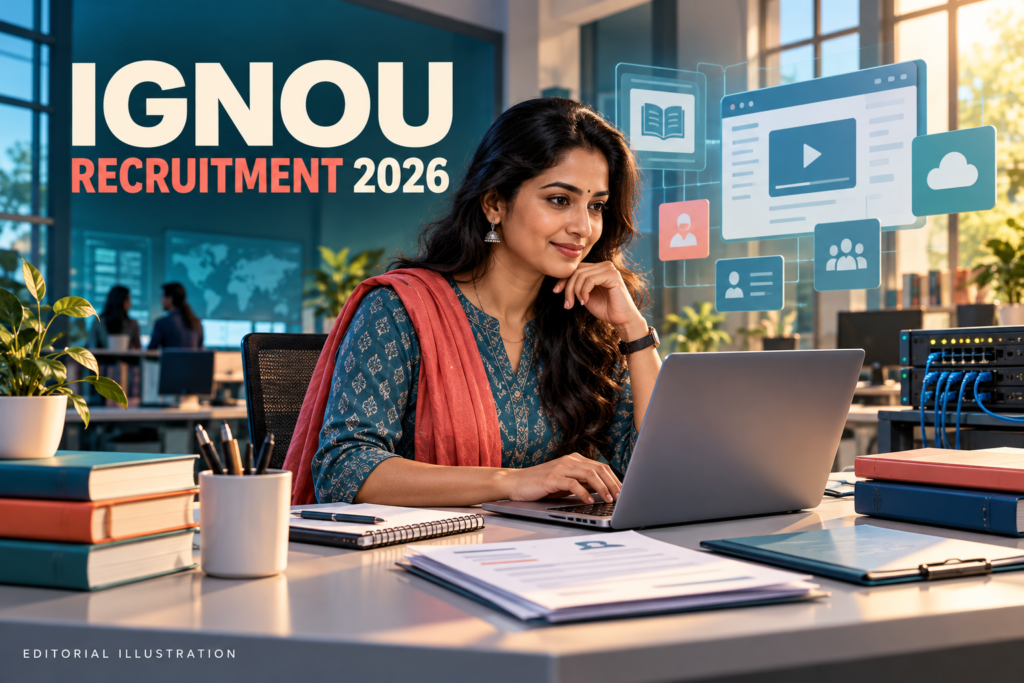 ignou non teaching recruitment 2026 IGNOU Non-Teaching Recruitment 2026: 14 Posts