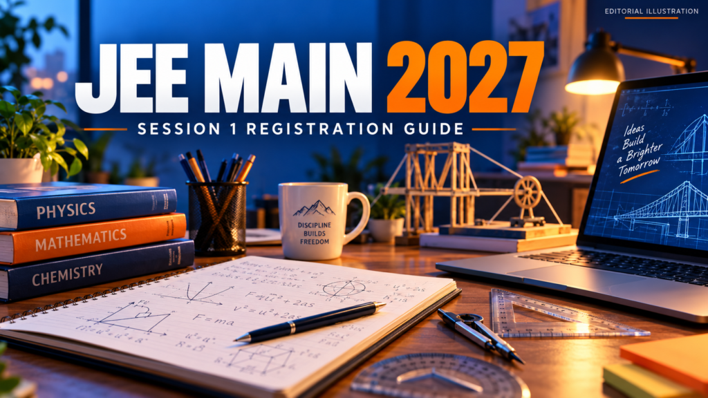 jee main 2027 registration JEE Main 2027 Registration: Session 1 Dates and Checks
