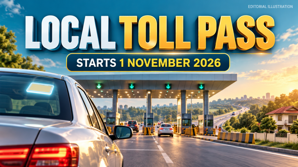 local toll pass 2026 Local Toll Pass 2026: ₹1,500 Fee, Rules and Start Date