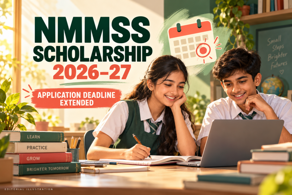 nmmss scholarship 2026 27 deadline NMMSS Scholarship 2026-27: Deadline Now 15 November
